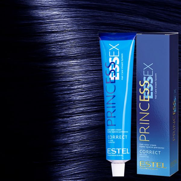 Hair color cream 0/11 Princess ESSEX CORRECT ESTEL 60 ml